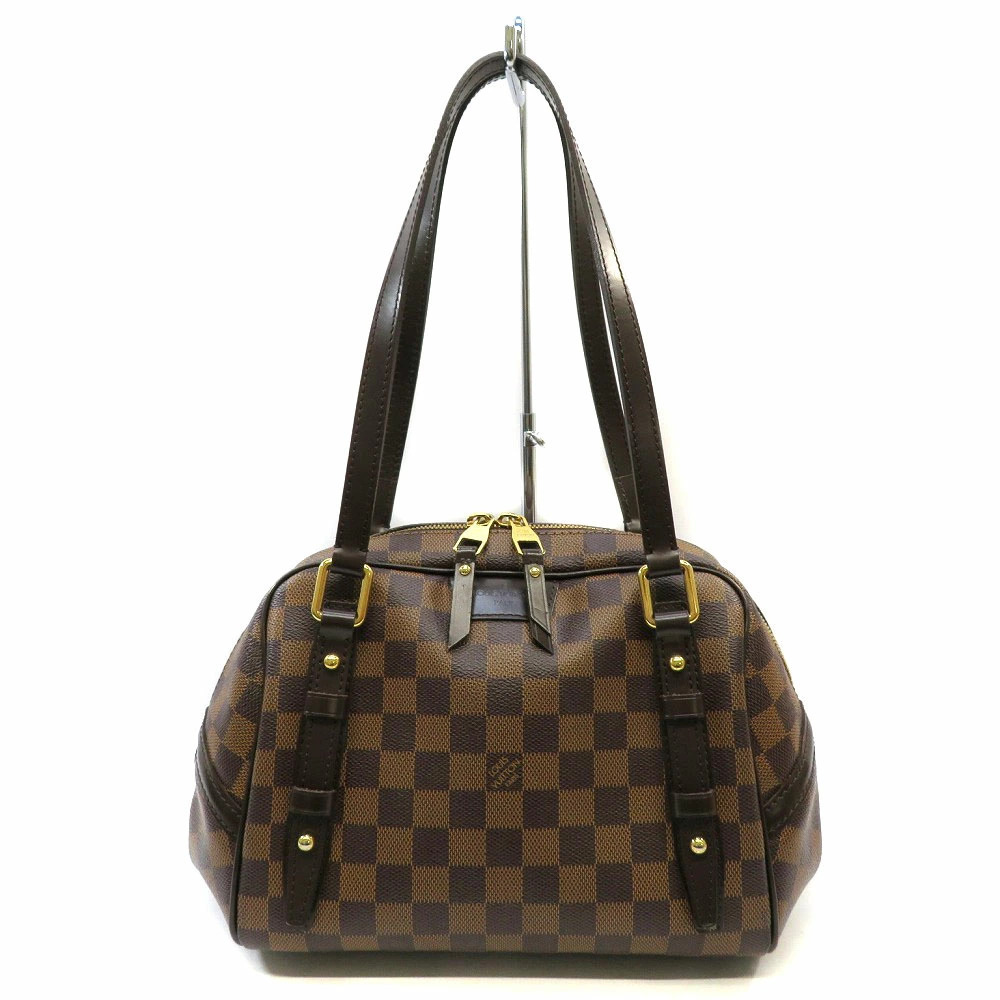 LOUIS VUITTON Rivington Damier Ebene Brown Handbag Brown Bag